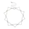 Multi-Pack Heart Spike Barb Chain Bracelets - 4 Pack at Spencer's