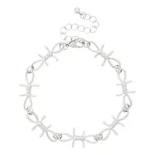 Multi-Pack Heart Spike Barb Chain Bracelets - 4 Pack at Spencer's