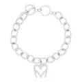 Multi-Pack Heart Spike Barb Chain Bracelets - 4 Pack at Spencer's