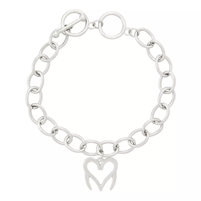 Multi-Pack Heart Spike Barb Chain Bracelets - 4 Pack at Spencer's