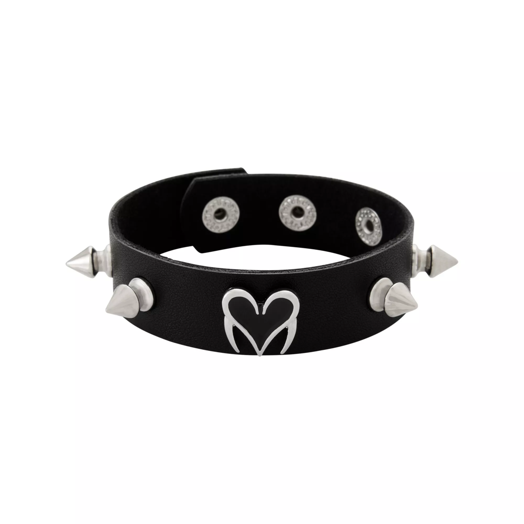 Multi-Pack Heart Spike Cuff Bracelets - 3 Pack