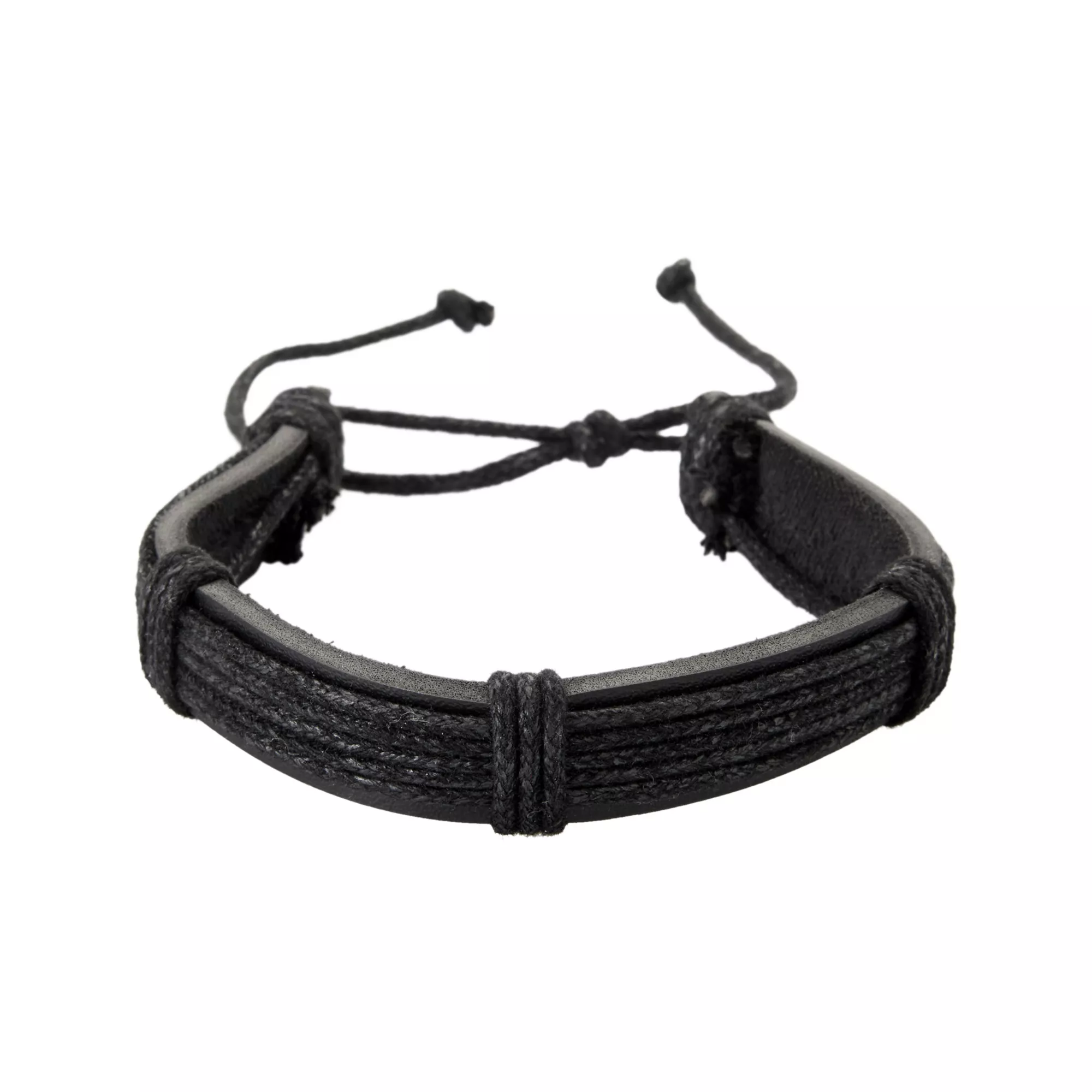 Multi-Pack Skull Sword Cord Cuff Bracelets - 3 Pack