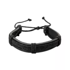 Multi-Pack Skull Sword Cord Cuff Bracelets - 3 Pack at Spencer's