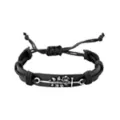 Multi-Pack Skull Sword Cord Cuff Bracelets - 3 Pack at Spencer's