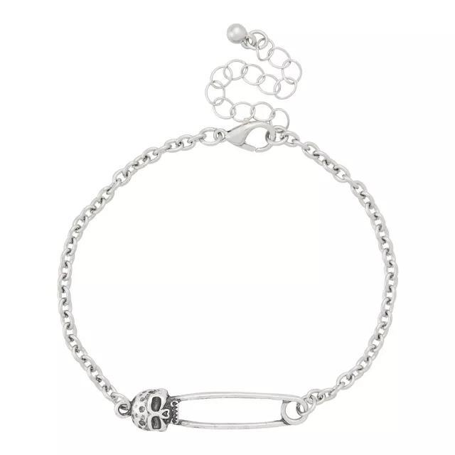 Multi-Pack Skull and Cross Mixed Bracelets - 5 Pack at Spencer's