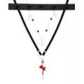 Multi-Pack Red Spike Rose Sword Chain Choker Necklaces - 3 Pack at Spencer's