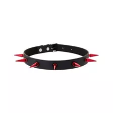 Multi-Pack Red Spike Rose Sword Chain Choker Necklaces - 3 Pack at Spencer's
