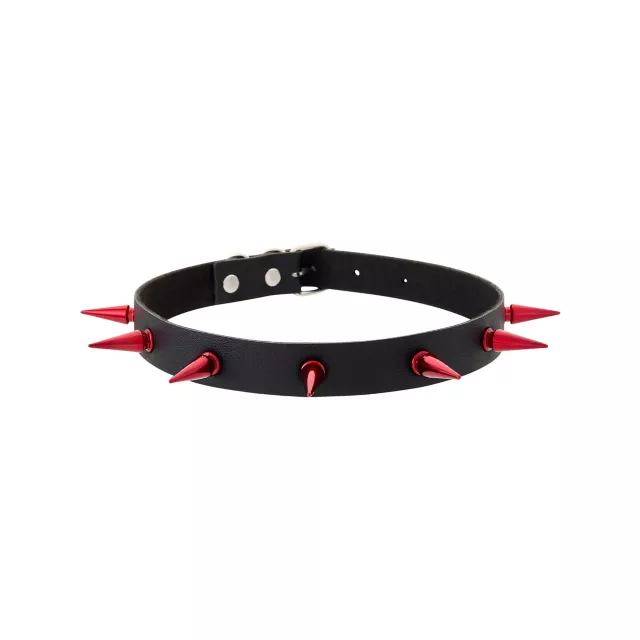 Multi-Pack Red Spike Rose Sword Chain Choker Necklaces - 3 Pack at Spencer's