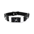 Black O-Ring Chain Choker Necklace at Spencer's