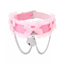 Pink Bow Charm Chain Choker Necklace at Spencer's