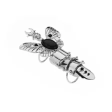 Black Gem Moth Finger Armor at Spencer's
