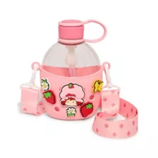 Strawberry Shortcake Charms Water Bottle with Strap - 22 oz. at Spencer's