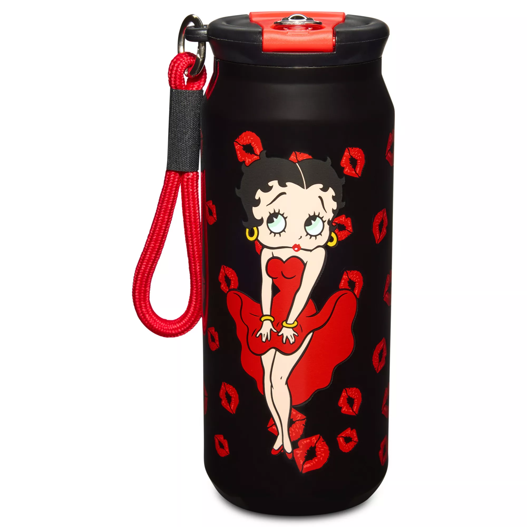 Betty Boop Flip Straw Water Bottle - 17 oz. at Spencer's