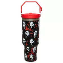 Ghost Face All Over Print Tumbler with Handle - 40 oz. at Spencer's
