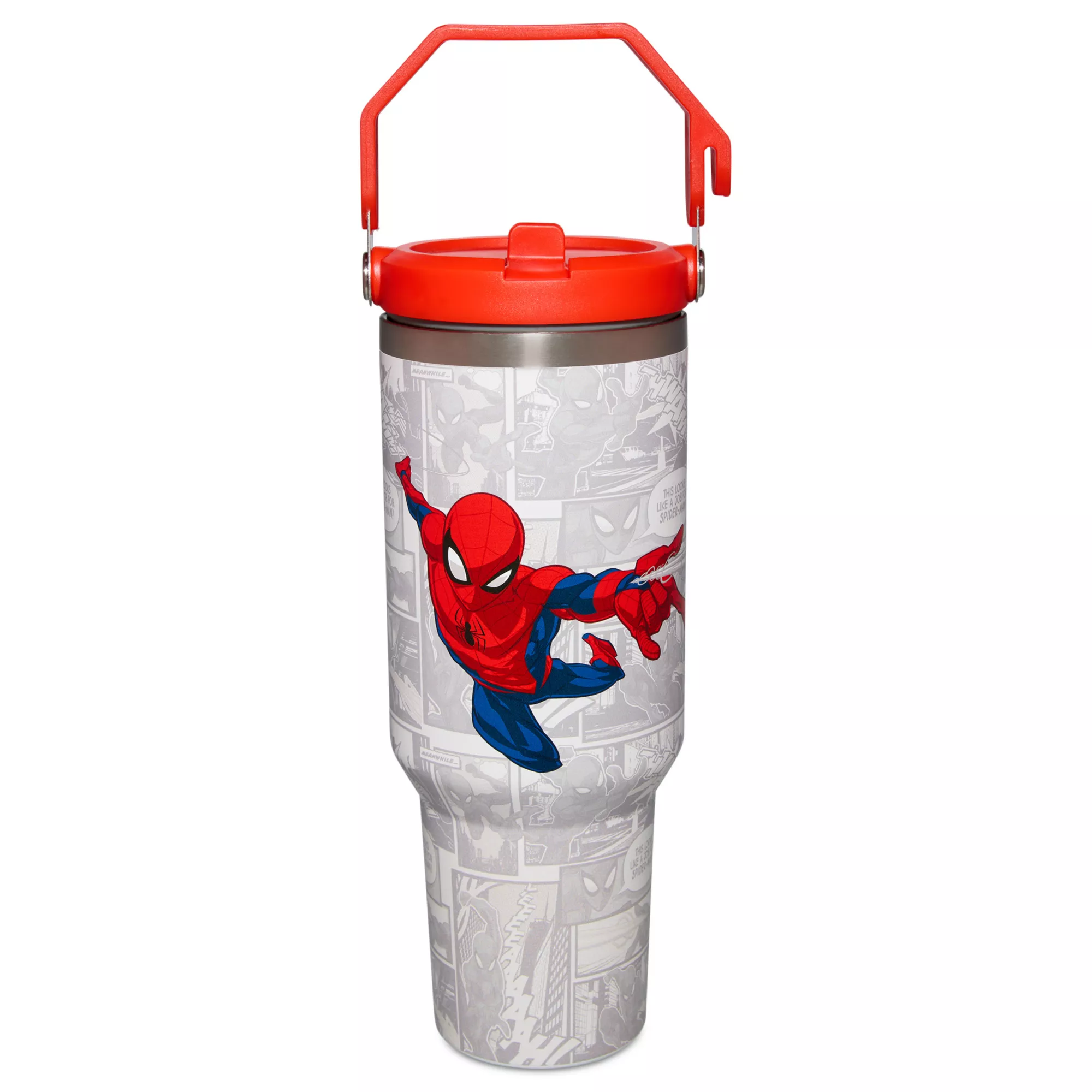 Spider-Man Comic Travel Tumbler with Handle - 40 oz. at Spencer's