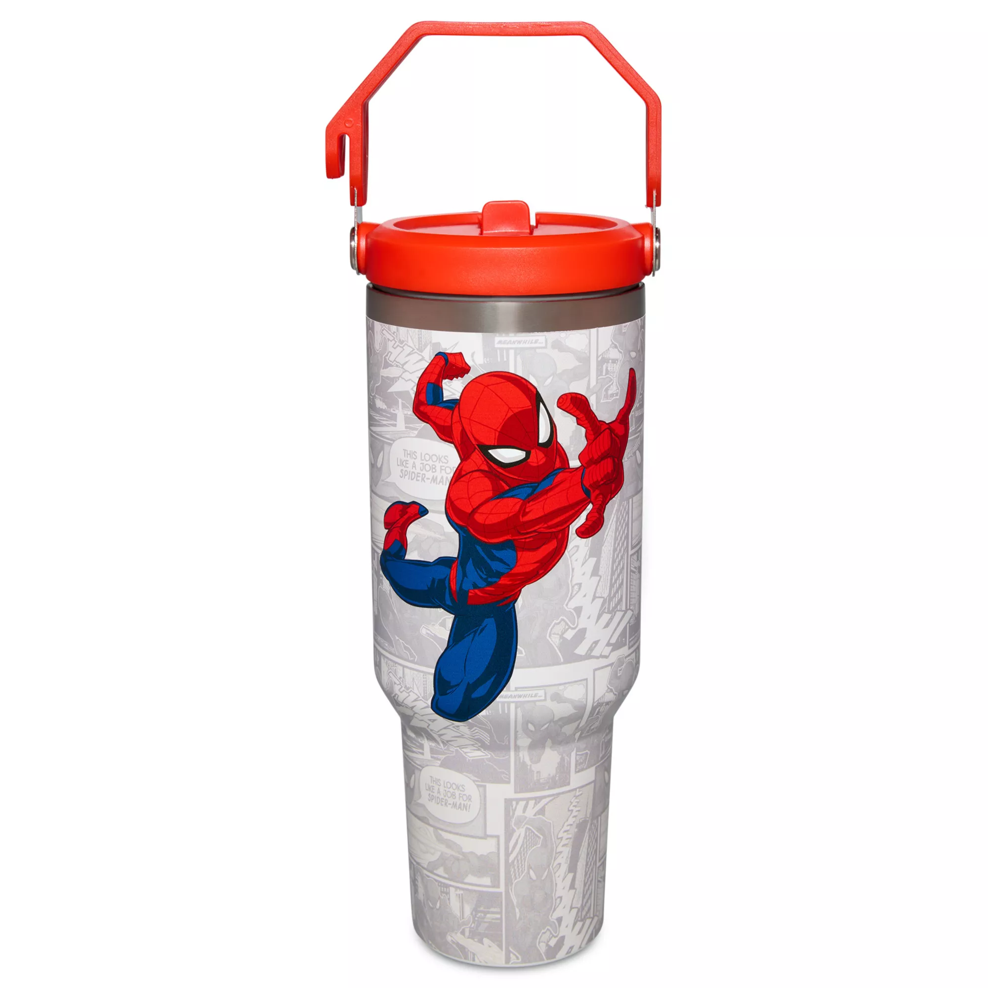Spider-Man Comic Travel Tumbler with Handle - 40 oz. at Spencer's