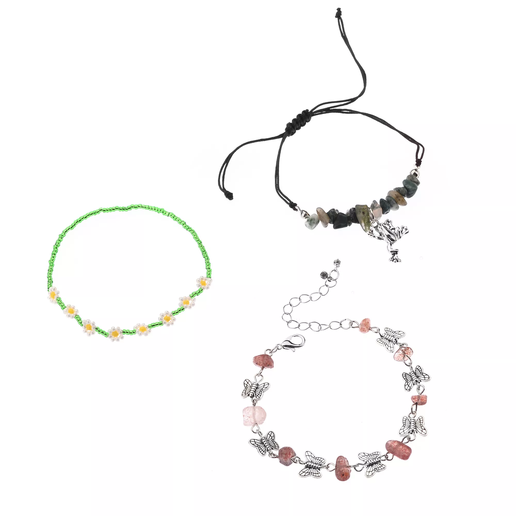 Multi-Pack Cottagecore Bracelets - 3 Pack