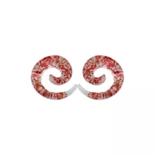 Red Dried Flower Clear Acrylic Spirals at Spencer's