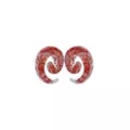 Red Dried Flower Clear Acrylic Spirals at Spencer's