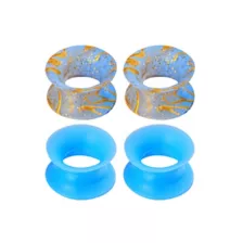 Multi-Pack Blue and Orange Silicone Splatter Tunnels - 2 Pair at Spencer's