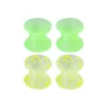 Multi-Pack Green Silicone Splatter Tunnels - 2 Pair at Spencer's