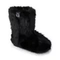 Kayla Malecc Black Faux Fur Boots at Spencer's