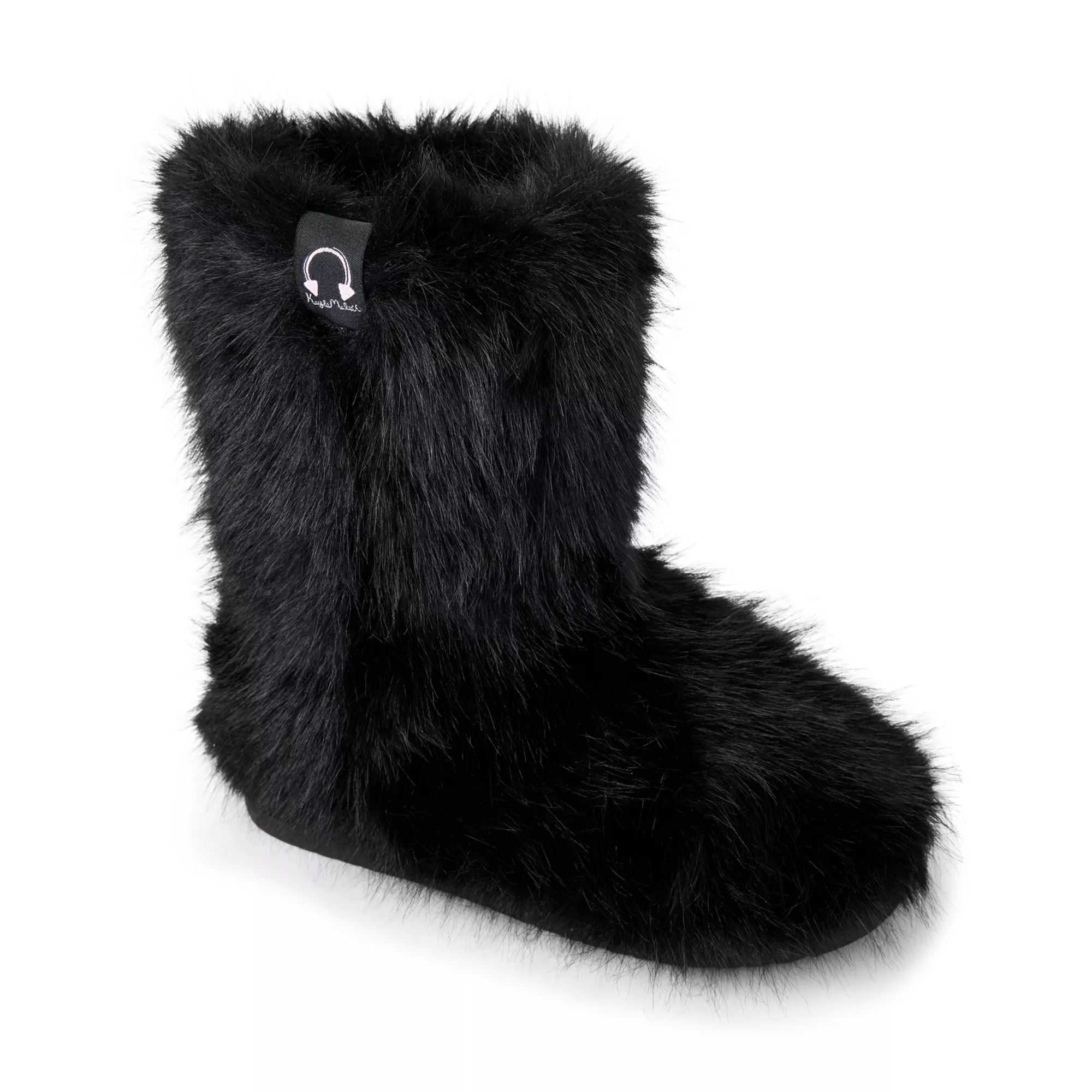 Kayla Malecc Black Faux Fur Boots