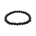 Multi-Pack Beaded Cross Chain and Spiked Cuff Bracelets - 5 Pack at Spencer's