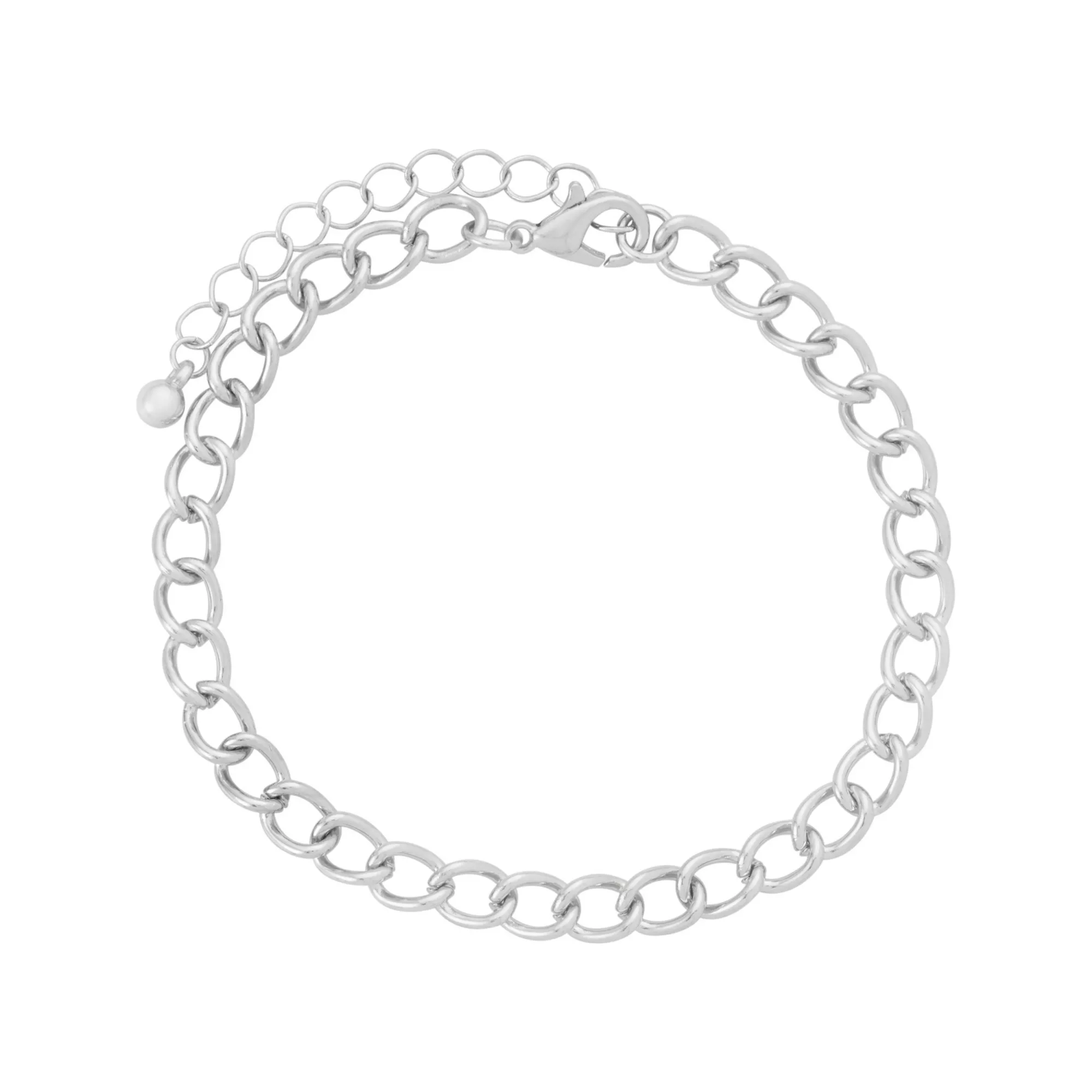 Multi-Pack Beaded Cross Chain and Spiked Cuff Bracelets - 5 Pack