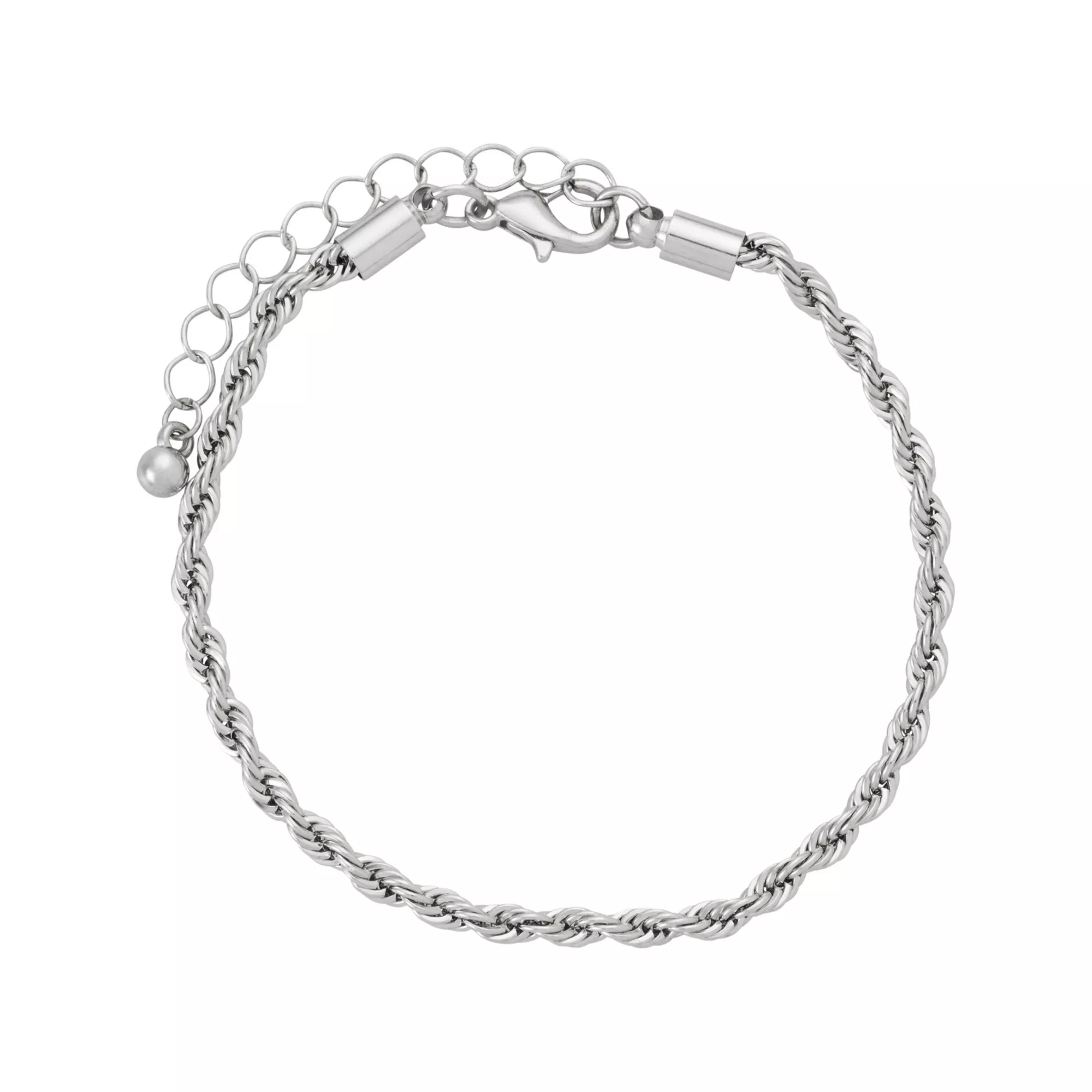 Multi-Pack Beaded Cross Chain and Spiked Cuff Bracelets - 5 Pack