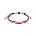Multi-Pack Black and Red Beaded Heart Chain and Spiked Cuff Bracelets - 5 Pack at Spencer's