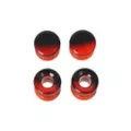 Multi-Pack Black and Red Opal Stone Plugs and Tunnels  - 2 Pair at Spencer's