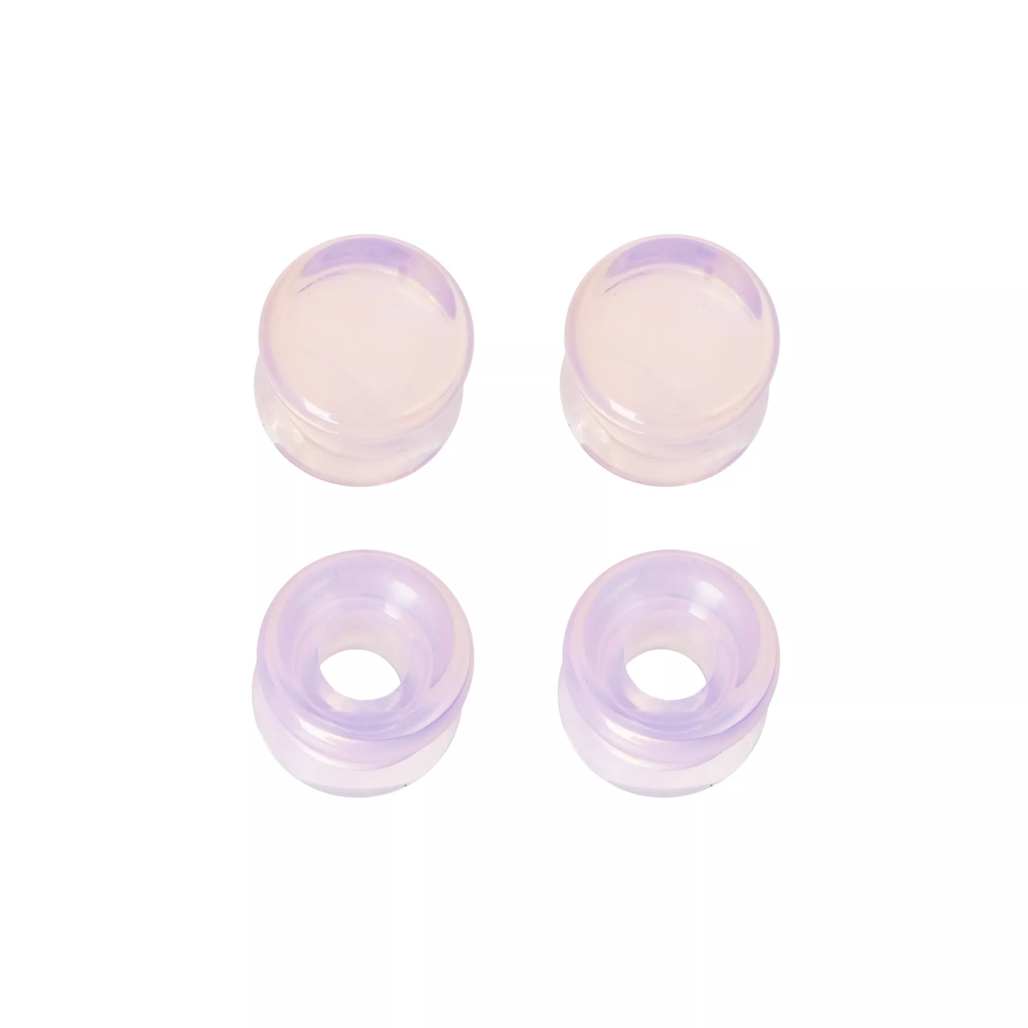 Multi-Pack Lavender Opalite Stone Plugs and Tunnels  - 2 Pair