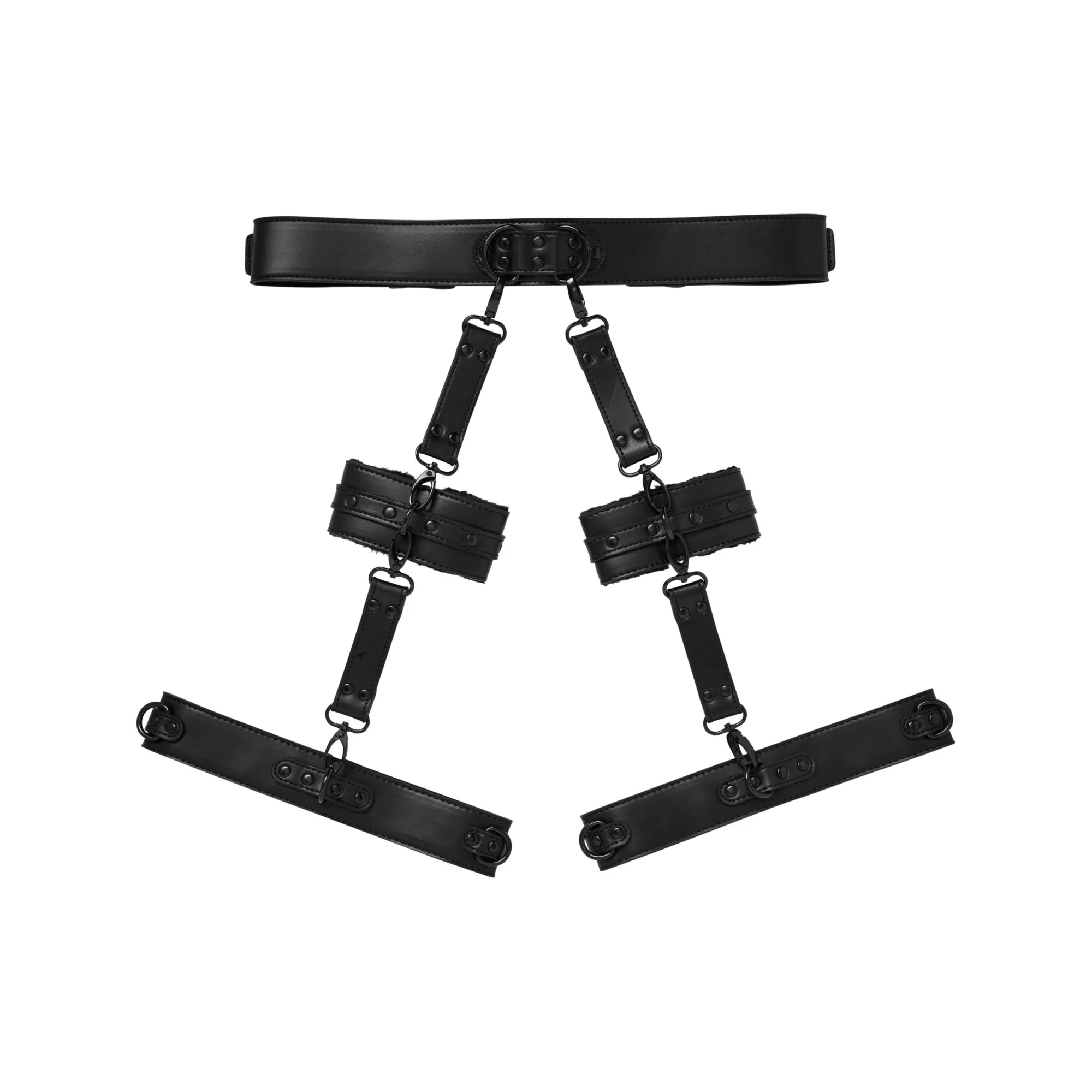 Deluxe Bondage Harness with Padded Cuffs - Pleasure Bound at Spencer's