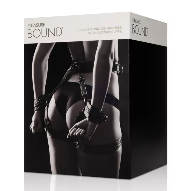 Deluxe Bondage Harness with Padded Cuffs - Pleasure Bound at Spencer's