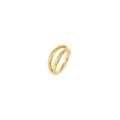 Gold-Tone Double Hinged Hoop Nose Ring - 16 Gauge at Spencer's