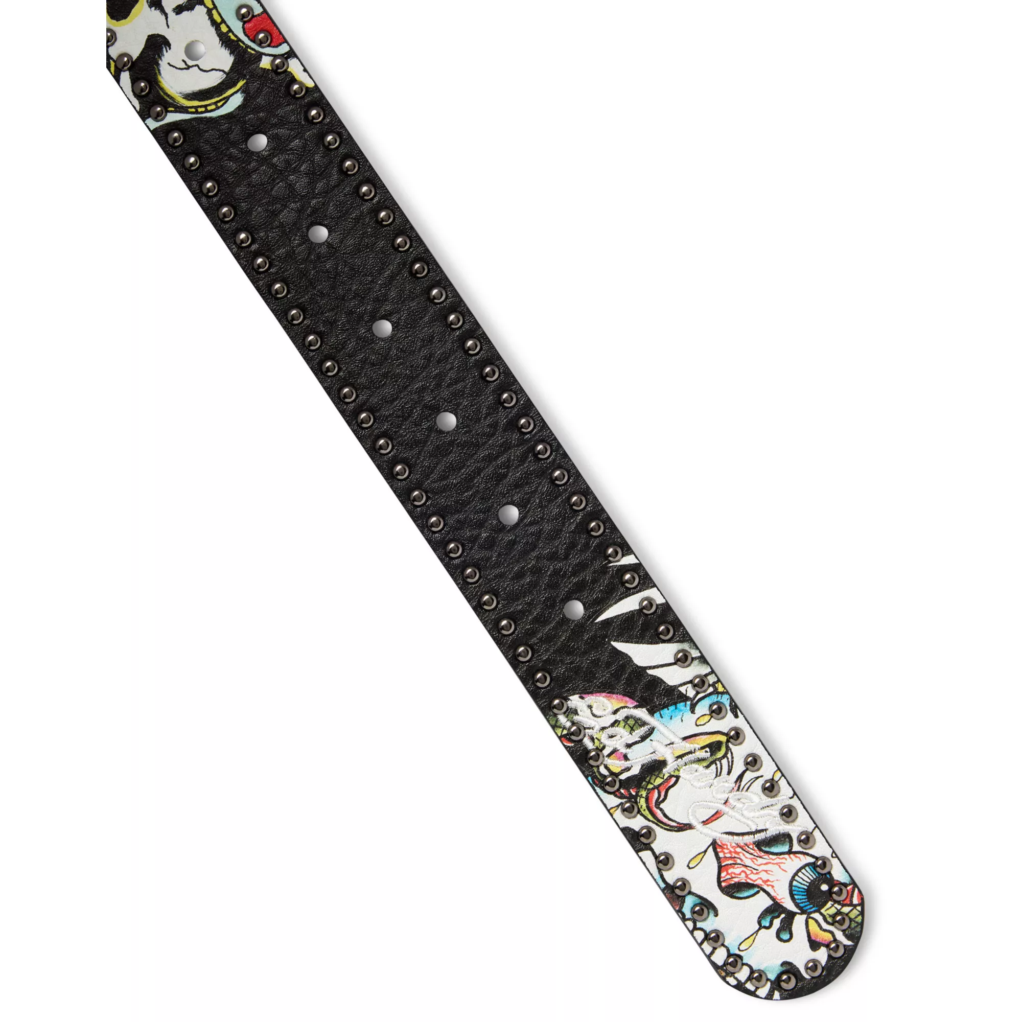 Ed Hardy Skull Stud Buckle Belt at Spencer's