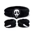 Ghost Face Headband and Wristbands Set at Spencer's