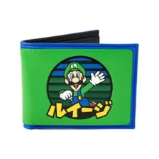 Luigi Bifold Wallet - Super Mario Bros. at Spencer's