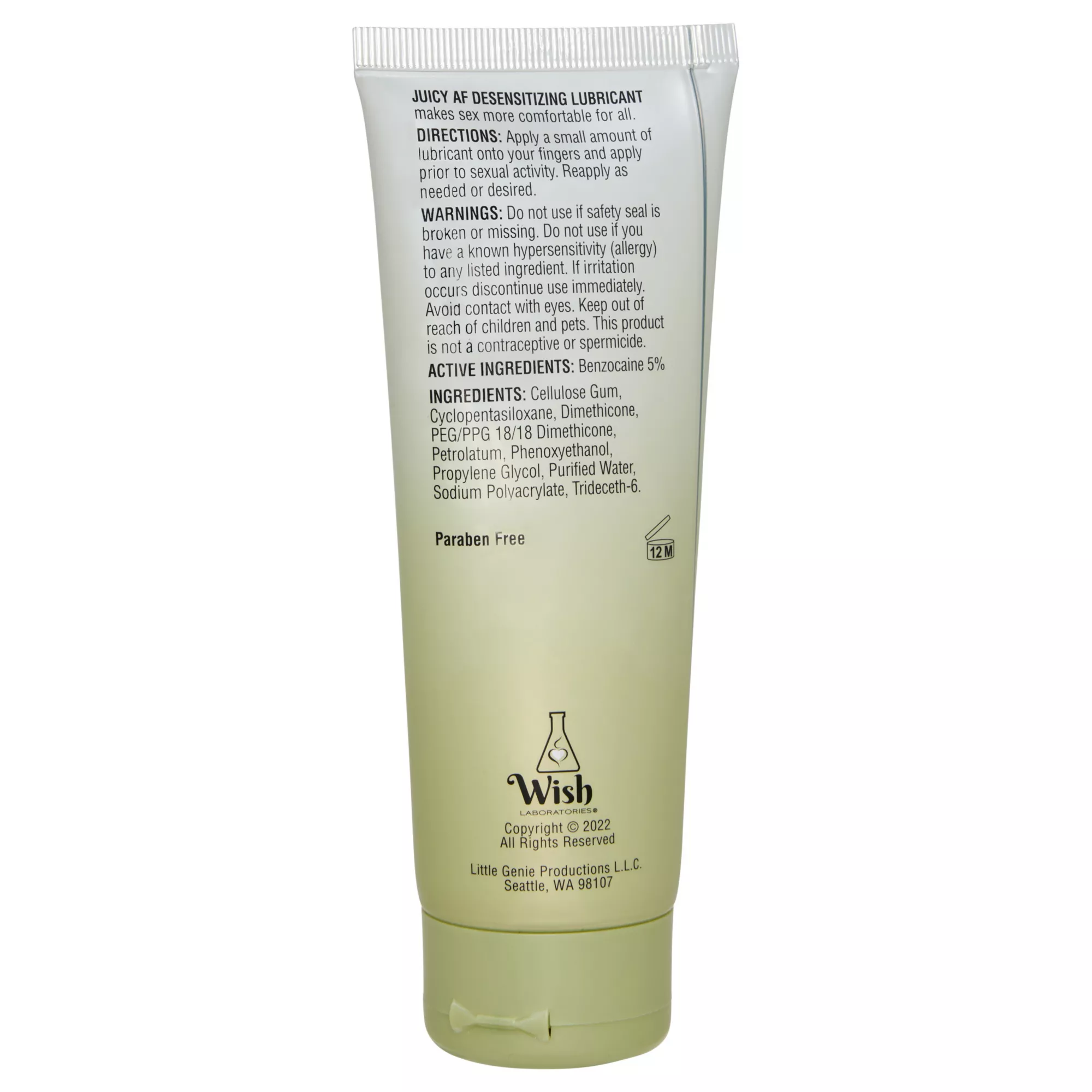 Juicy AF Desensitizing Lubricant - 4 oz.