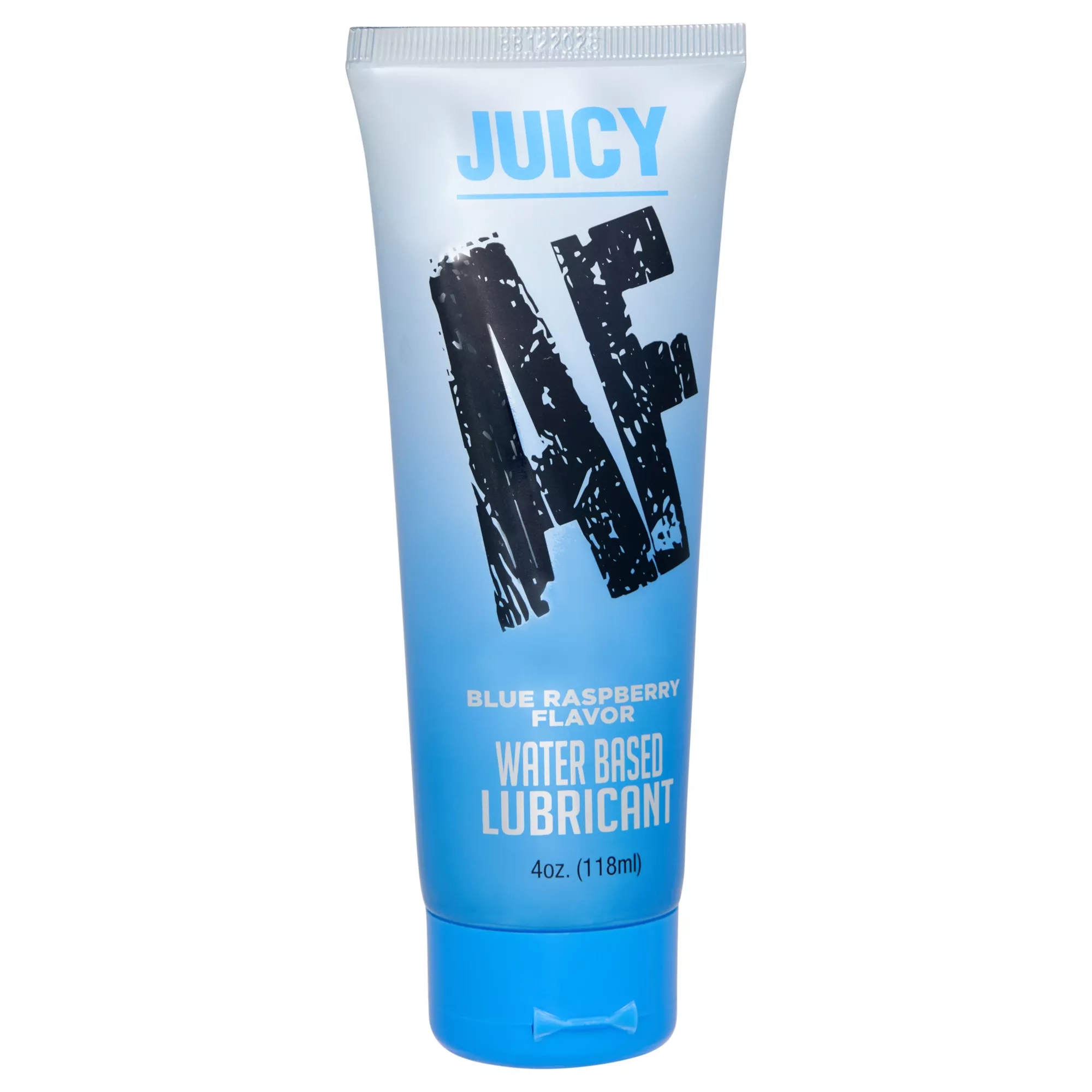 Juicy AF Blue Raspberry Water-Based Lube - 4 oz.