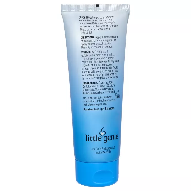 Juicy AF Blue Raspberry Water-Based Lube - 4 oz. at Spencer's