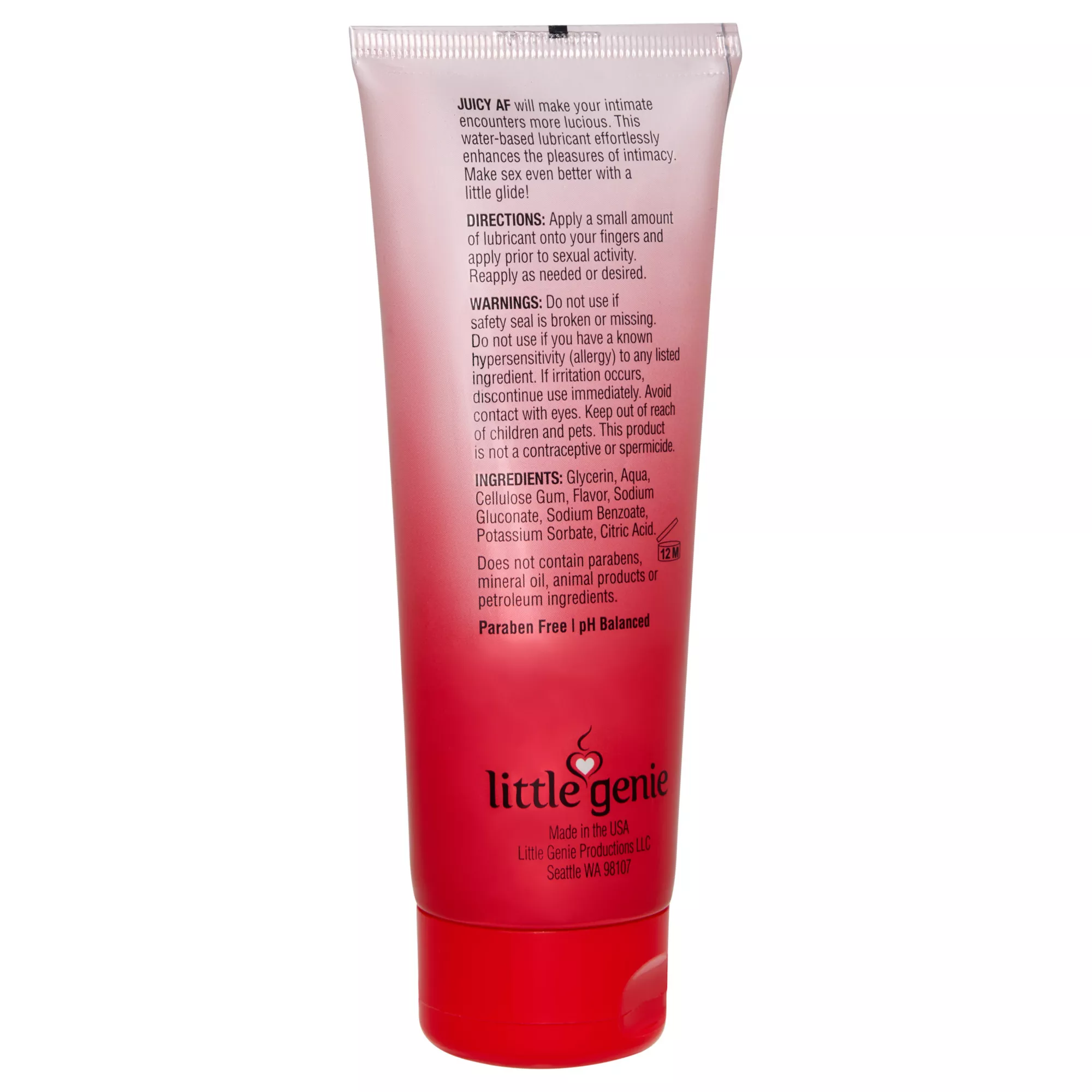 Juicy AF Strawberry Lubricant - 4 oz.