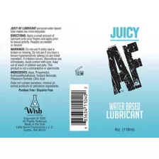 Juicy AF Water-Base Lube - 4 oz. at Spencer's