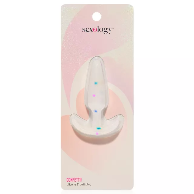 Confetti Butt Plug 3 Inch - Sexology at Spencer's