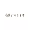 Multi-Pack CZ Cross and Heart Titanium Mixed Nose Rings 9 Pack - 20 Gauge at Spencer's