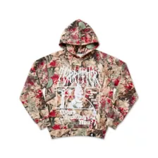 Terrifier x Bloody Disgusting Camo Hoodie at Spencer's