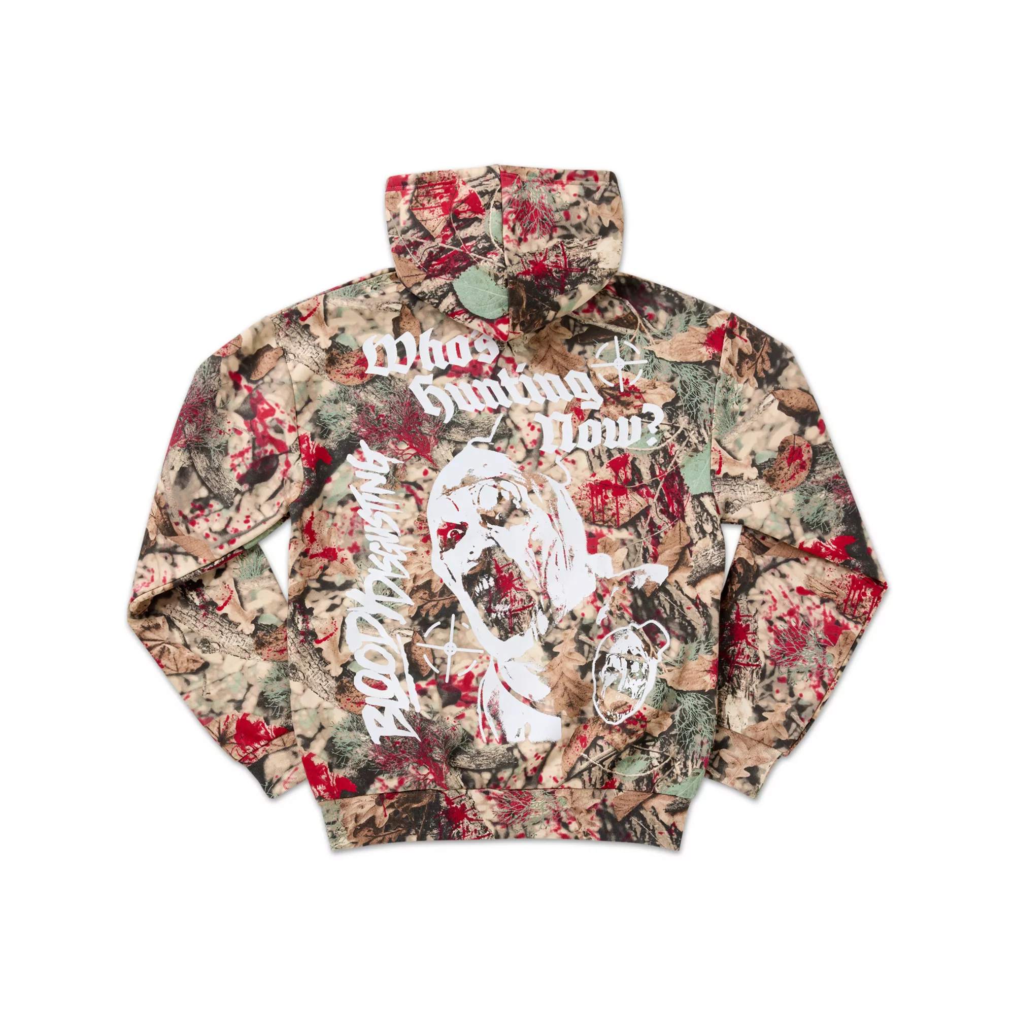 Terrifier x Bloody Disgusting Camo Hoodie at Spencer's