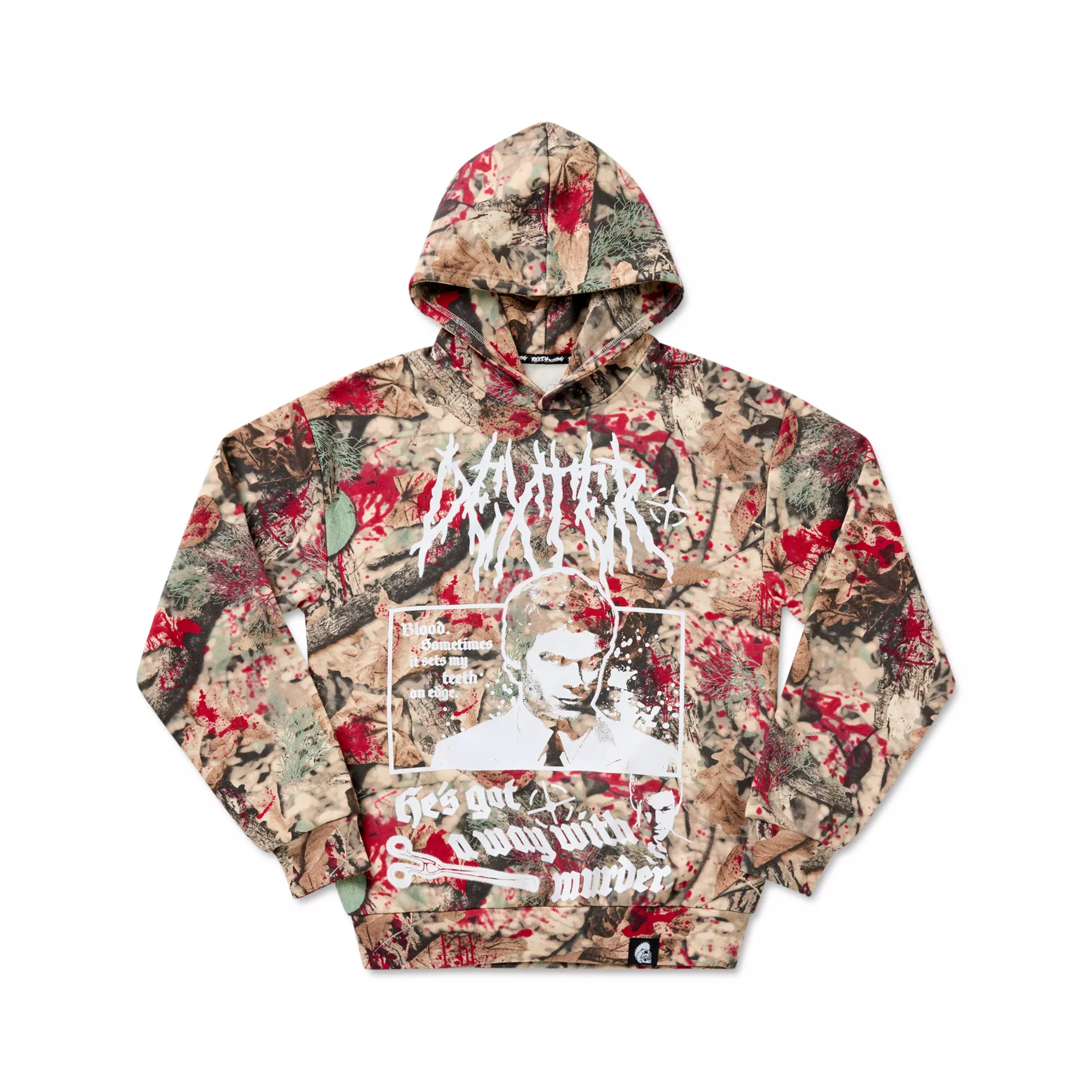 Dexter x Bloody Disgusting Camo Hoodie at Spencer's