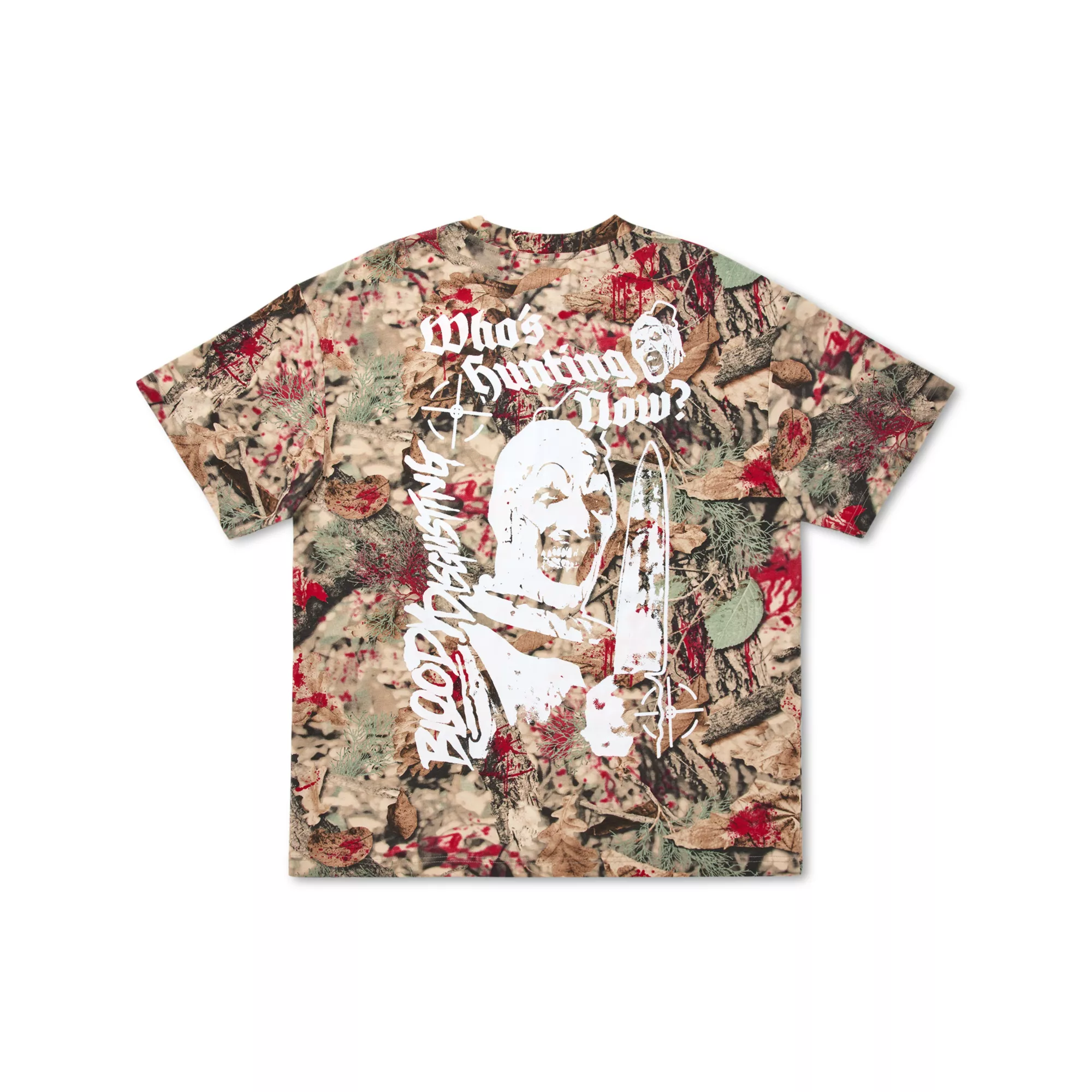 Terrifier x Bloody Disgusting Who's Hunting Now T Shirt at Spencer's